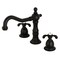 Kingston Brass KS1970TX 8" Widespread Bathroom Faucet, Matte Black KS1970TX - alternate 1